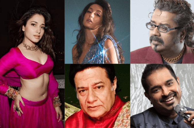 Tamannaah Bhatia, Nora Fatehi, Hariharan, Anup Jalota, Shankar Mahadevan Tamannaah Bhatia, Nora Fatehi, Hariharan, Anup Jalota, Shankar Mahadevan
