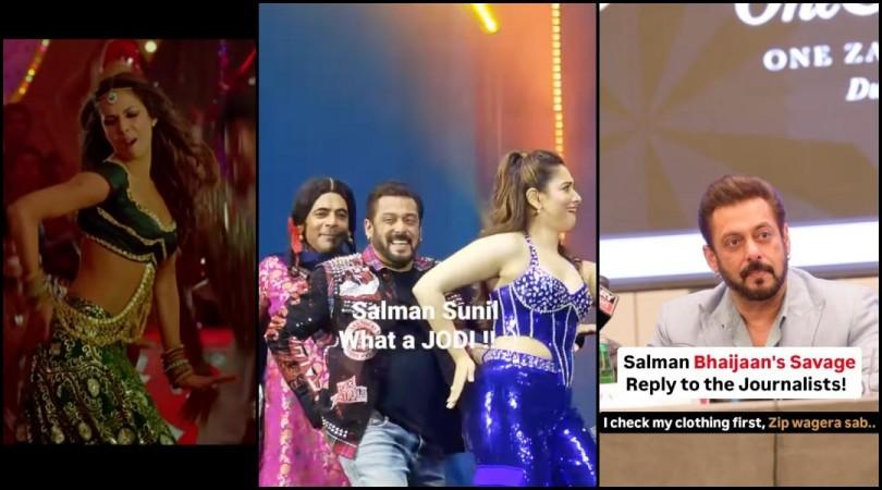 DaBangg Reloaded Tour: Salman Khan dances to Malaika Arora's song Munni Badnaam Hui with Tamanna Bhatia, Sunil Grover [Watch]