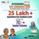 25 lakh elderly above 70 enrol for Ayushman cards in less than 2 months: Centre