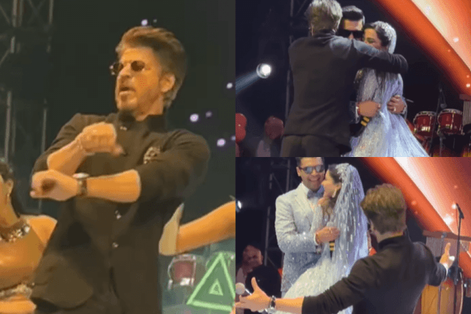 Shah Rukh Khan at a Delhi wedding Shah Rukh Khan at a Delhi wedding