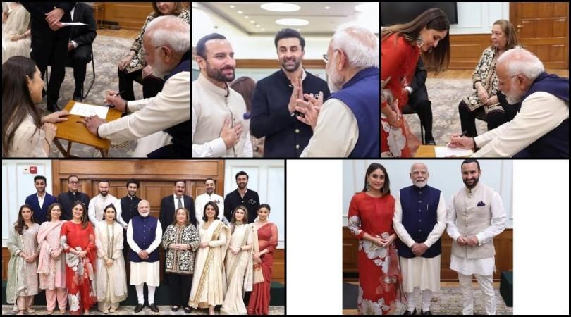 Picture of the day: PM Modi signs autograph for Jeh , Taimur; Kareena Kapoor, Alia Bhatt, Ranbir Kapoor, Saif Ali Khan and Kapoor clan meet PM Narendra Modi in Delhi Picture of the day: PM Modi signs autograph for Jeh , Taimur; Kareena Kapoor, Alia Bhatt, Ranbir Kapoor, Saif Ali Khan and Kapoor clan meet PM Narendra Modi in Delhi