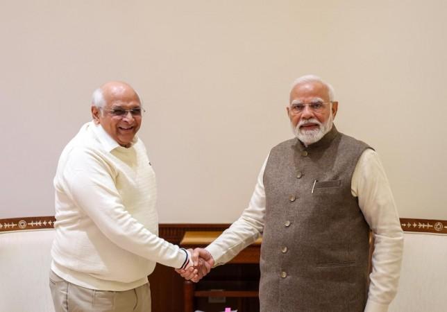 Gujarat's Chief Minister, Bhupendra Patel, met with Indian Prime Minister, Narendra Modi Gujarat's Chief Minister, Bhupendra Patel, met with Indian Prime Minister, Narendra Modi
