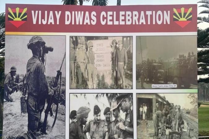 India commemorated Vijay Diwas, marking the victory in the 1971 war and the creation of Bangladesh B'desh delegation likely to attend Vijay Diwas celebrations in Kolkata