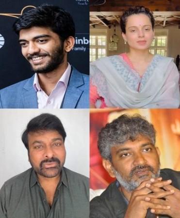 'Proud' Kangana, Rajamouli, Chiranjeevi wish youngest world chess champion D Gukesh