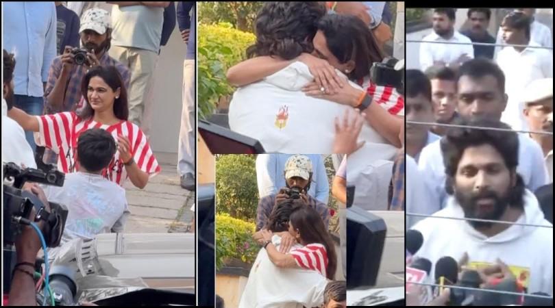 'I Am Sorry, shall Support The Family': Allu Arjun speaks to media after he walks out of jail on bail, hugs Tearful Wife 'I Am Sorry, shall Support The Family': Allu Arjun speaks to media after he walks out of jail on bail, hugs Tearful Wife