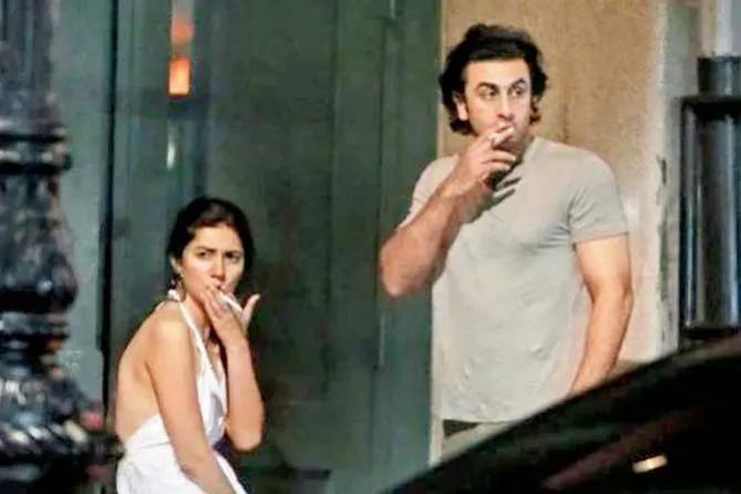 Mahira Khan and Ranbir Kapoor in New York back in 2017. Mahira Khan- Ranbir Kapoor