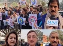 INDIA bloc stages protest march against HM Shah; slams BJP's 'diversion tactics'