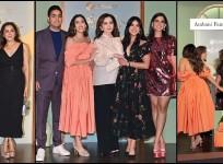 Ambani Bahus opts for plunging neckline bold outfits; Nita holds choti Bahu Radhika's hand; fans say 'Shokla is always neglected'