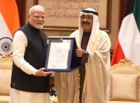 Kuwait bestows its highest honour 'The Order of Mubarak Al Kabeer' to PM Modi