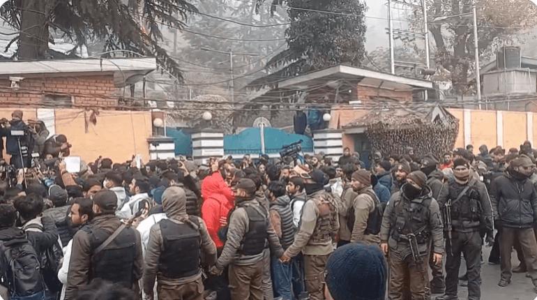 Anti reservation protest