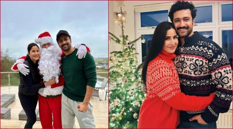 Of cakes, cuddles, candids: Katrina Kaif wraps her arms around Vicky Kaushal as they celebrate Christmas in London