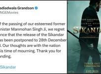 'Good gesture, massive respect': Fans laud Salman Khan and makers decision for postponing Sikandar teaser in the light of Manmohan Singh's demise