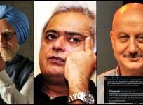 Anupam Kher slams Hansal Mehta for criticising Manmohan Singh's biopic ; Hansal says 'won't give space to trolls ..'