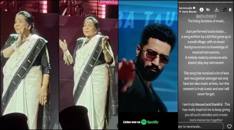 'Living Goddess Of Music..': Asha Bhosle sings 'Tauba Tauba', recreates Vicky Kaushal's hook step; Karan Aujla reacts 'Living Goddess Of Music..': Asha Bhosle sings 'Tauba Tauba', recreates Vicky Kaushal's hook step; Karan Aujla reacts