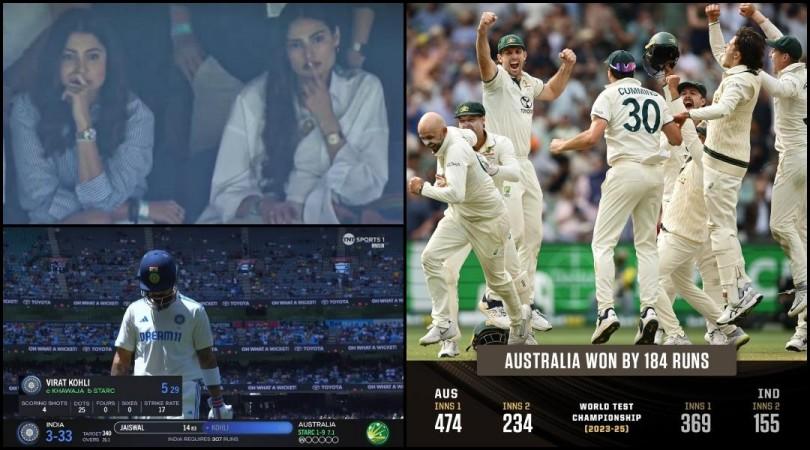 'King is dead': Anushka Sharma, Athiya Shetty disappointed after Virat Kohli after flop show In MCG Test against Australia 'King is dead': Anushka Sharma, Athiya Shetty disappointed after Virat Kohli after flop show In MCG Test against Australia