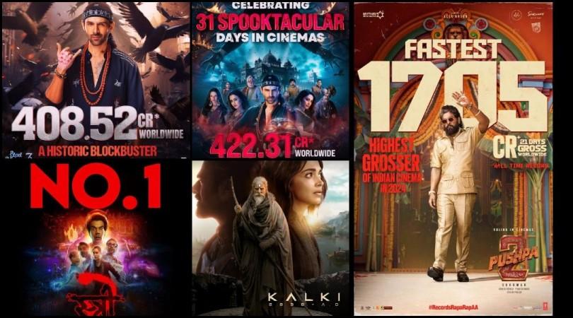 Allu Arjun's Pushpa 2 mints Rs 1500, Rajkummar Rao's Stree 2, Kartik Aaryan's Bhulaiyaa 3 trails: Highest-Grossing Indian Films Of 2024 Allu Arjun's Pushpa 2 mints Rs 1500, Rajkummar Rao's Stree 2, Kartik Aaryan's Bhulaiyaa 3 trails: Highest-Grossing Indian Films Of 2024