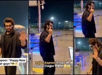 Arjun Kapoor playfully shows his middle finger to paparazzi as he jets off to spend New Year's eve leaves fans disgusted