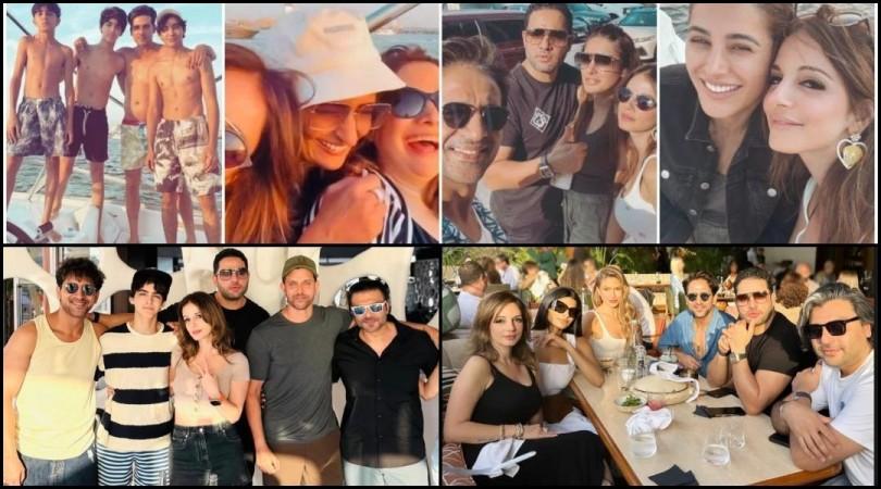 Exes reunion: Hrithik Roshan parties with current GF Saba, his ex-wife Sussanne Khan; Arslan Goni, Nargis joins with current Bf Tony, ex Uday Chopra Exes reunion: Hrithik Roshan parties with current GF Saba, his ex-wife Sussanne Khan; Arslan Goni, Nargis joins with current Bf Tony, ex Uday Chopra