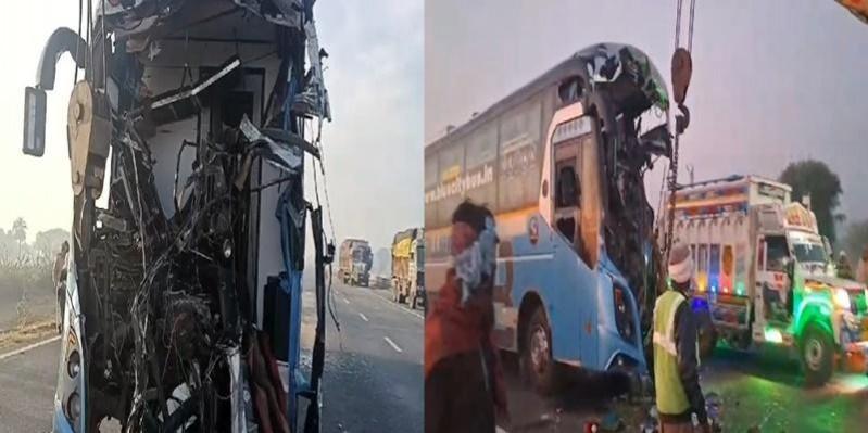 Rajasthan: Over two dozen injured in bus-truck collision in Dausa