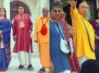 Hema Malini visits ISKCON temple in Navi Mumbai ahead of its inauguration by PM Modi
