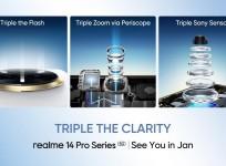 realme 14 Pro Series 5G to feature world's first triple flash camera