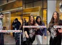 'Did someone push you?':Aishwarya Rai asks Aaradhya as she jumps; Abhishek Bachchan avoids paparazzi at Mumbai airport