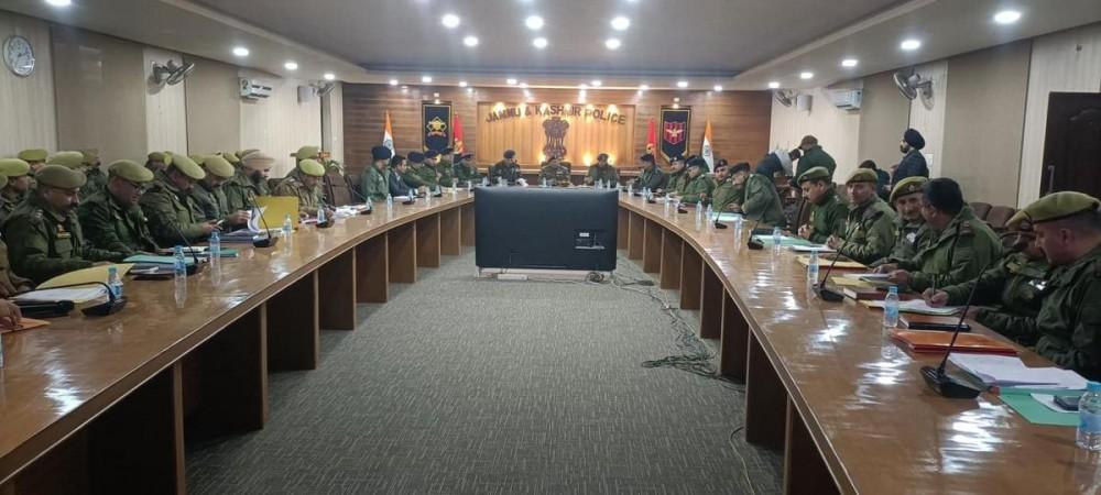 Top Jammu region police officials discuss narcotics smuggling, cross-border activities, organised crime Top Jammu region police officials discuss narcotics smuggling, cross-border activities, organised crime