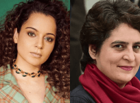 Kangana Ranaut, Priyanka Gandhi