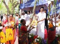 Stalin launches distribution of Pongal gift hampers