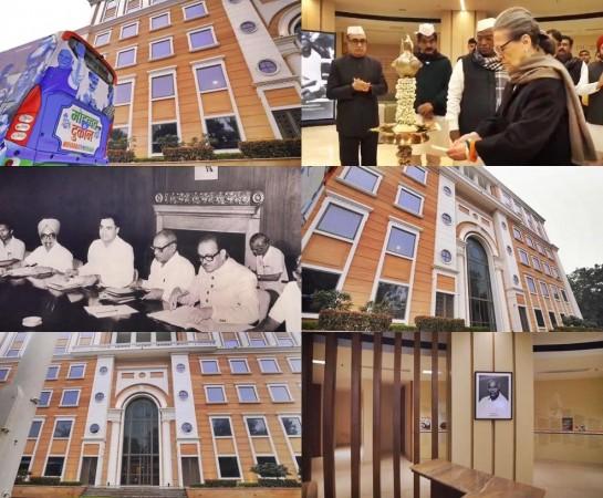 Sonia Gandhi inaugurates Congress party's new HQ in Delhi Sonia Gandhi inaugurates Congress party's new HQ in Delhi