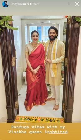 'My Visakha Queen': Naga Chaitanya celebrates first Pongal with second wife Sobhita Dhulipala [See inside pic]