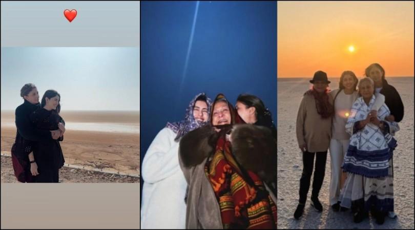 Navya Naveli deletes photos with Jaya -Shweta Bachchan, shares solo pics from Rann of Kutch; Navya Naveli deletes photos with Jaya -Shweta Bachchan, shares solo pics from Rann of Kutch;