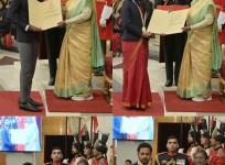 Manu, Gukesh, Harmanpreet, Praveen receive Khel Ratna as President Murmu honours sports icons at Rashtrapati Bhawan