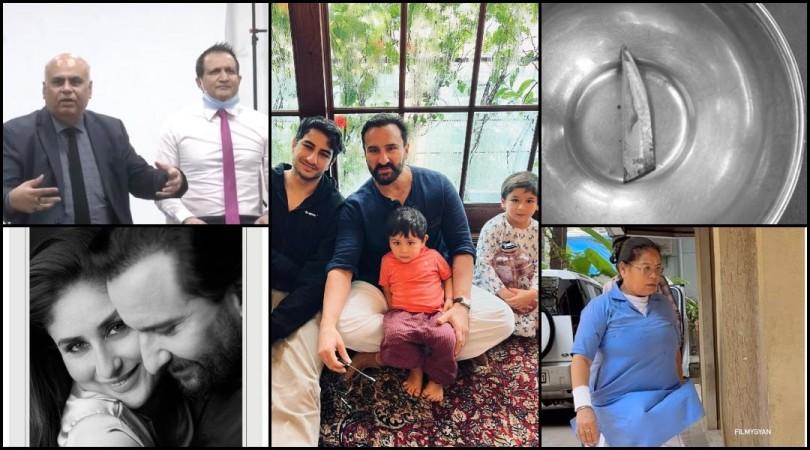 Taimur along with nanny accompanied Saif Ali Khan, drenched in blood to ...