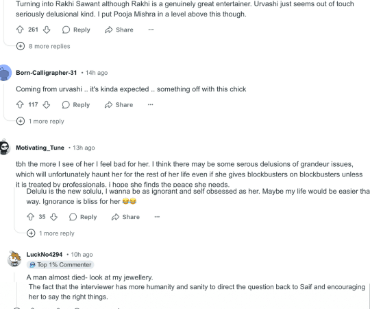 Netizens called out Urvashi for her ignorant attitude. urvashi-saif