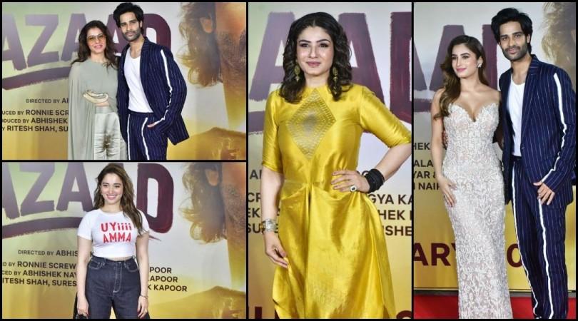 Azaad screening: Tamannaah Bhatia dances with Rasha; Kajol reunites with her Kabhi Khushi Kabhie Gham son, Jibraan Khan Azaad screening: Tamannaah Bhatia dances with Rasha; Kajol reunites with her Kabhi Khushi Kabhie Gham son, Jibraan Khan