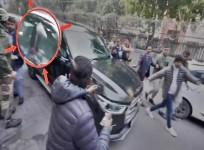 AAP alleges Kejriwal's car attacked with bricks and stones, blames BJP