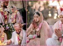 'Bound by love..': Olympic Champion Neeraj Chopra gets married to Himani Mor; fans say 'Same as Anushka -Virat's wedding outfit'