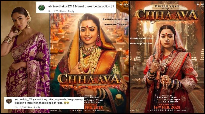 Vicky Kaushal's Chhaava: Rashmika Mandanna's Maharashtrian Look as Maharani Yesubai disappoints; fans root for Mrunal Thakur Vicky Kaushal's Chhaava: Rashmika Mandanna's Maharashtrian Look as Maharani Yesubai disappoints; fans root for Mrunal Thakur