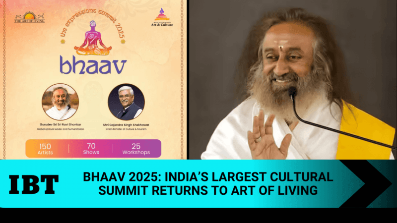Bhaav 2025: India's Largest Cultural Summit Returns to Art of Living Bhaav 2025: India's Largest Cultural Summit Returns to Art of Living