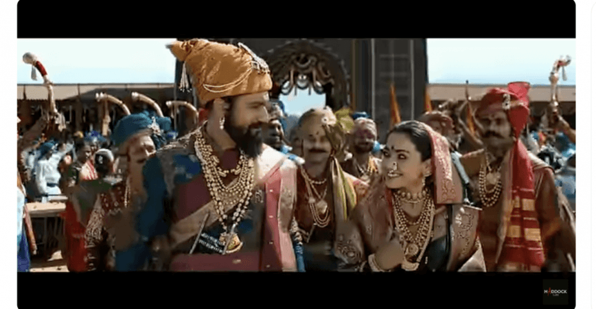 Fans have compared him and Rashmika to Ranveer-Priyanka in Bajirao Mastani Chhaava Trailer : Fans question Vicky Kaushal's dance as Chhatrapati Sambhaji; compare him and Rashmika to Ranveer-Priyanka in Bajirao Mastani