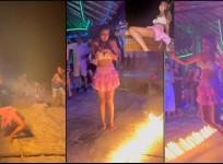 Nia Sharma crosses burning Rod, skips rope of fire; suffers injuries during Thailand Diaries