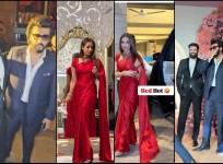 Malaika Arora Ignores Ex-Boyfriend Arjun Kapoor; Aditya Roy Kapur, Dino Morea shine in classic Black Suits