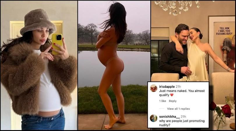 'Cringe, awful': Pregnant Amy Jackson goes bold; flaunts baby bump in nude bikini 'Cringe, awful': Pregnant Amy Jackson goes bold; flaunts baby bump in nude bikini