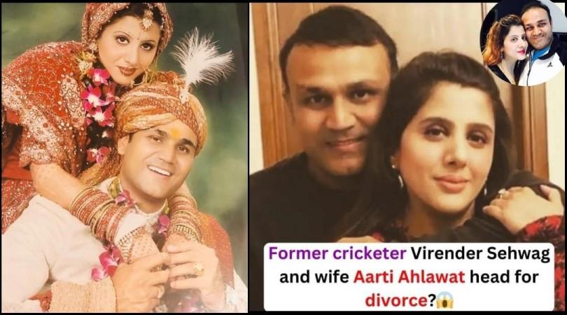 Year of divorce: Virender Sehwag, wife Aarti unfollow each other on Instagram sparks divorce rumours Year of divorce: Virender Sehwag, wife Aarti unfollow each other on Instagram sparks divorce rumours