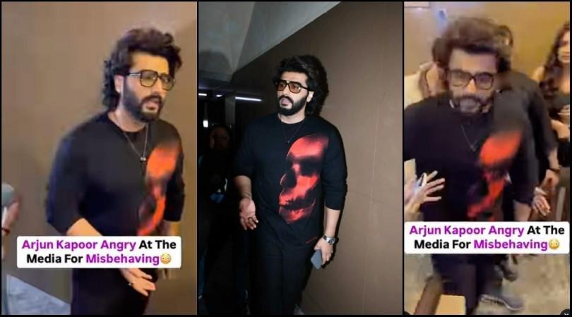 'Tumlog Ko Maarte Hue…': Angry Arjun Kapoor snaps at paparazzi for pushing, refuses to Pose; fans call him arrogant 'Tumlog Ko Maarte Hue…': Angry Arjun Kapoor snaps at paparazzi for pushing, refuses to Pose; fans call him arrogant