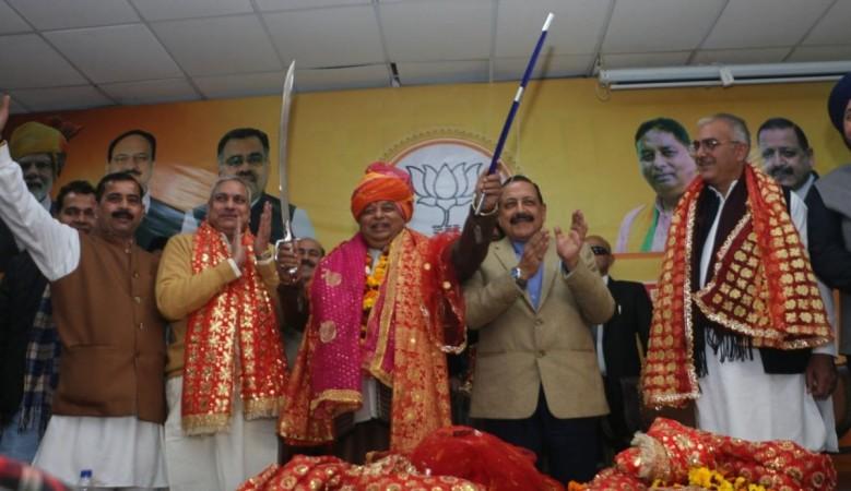 Newly elected J&K BJP president Sat Sharma Sat Sharma