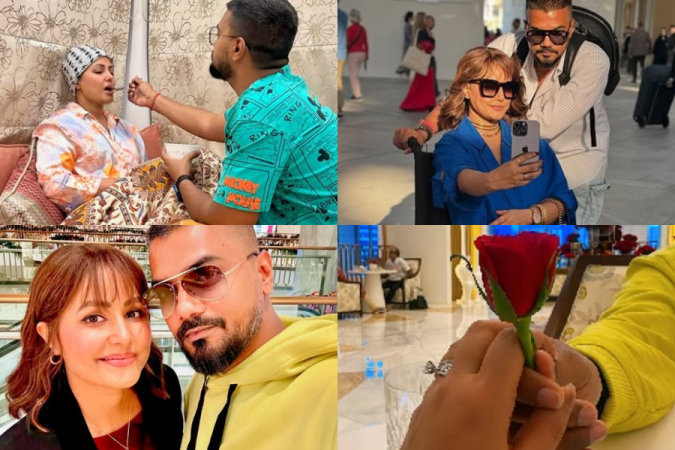Hina Khan, Rocky Jaiswal Hina Khan, Rocky Jaiswal