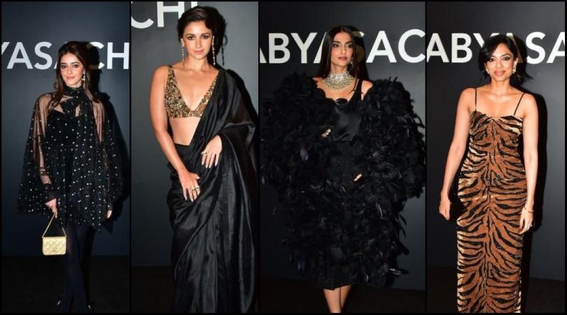 Sobhita looks sultry, Sonam Kapoor struggles to walk in voluminous feather jacket, Alia Bhatt Stuns in bold blouse saree at Sabyasachi's Show Sobhita looks sultry, Sonam Kapoor struggles to walk in voluminous feather jacket, Alia Bhatt Stuns in bold blouse saree at Sabyasachi's Show