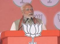 PM Modi reiterates AAP'da attack at poll rally, says 'Delhi wants double-engine government'